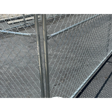 Galvanized Diamond Chain Link Fence for Sports Area
